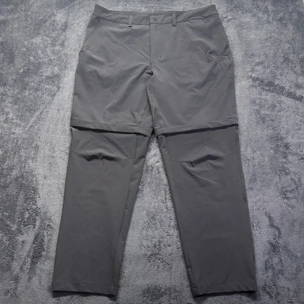 The North Face Paramount Convertible Hiking Pants Mens 38x32 Gray NF0A7WZD
